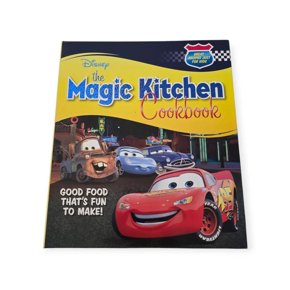Disney Magic Kitchen Cookbook Cars Lightning McQueen Kids Recipes - Picture 1 of 5
